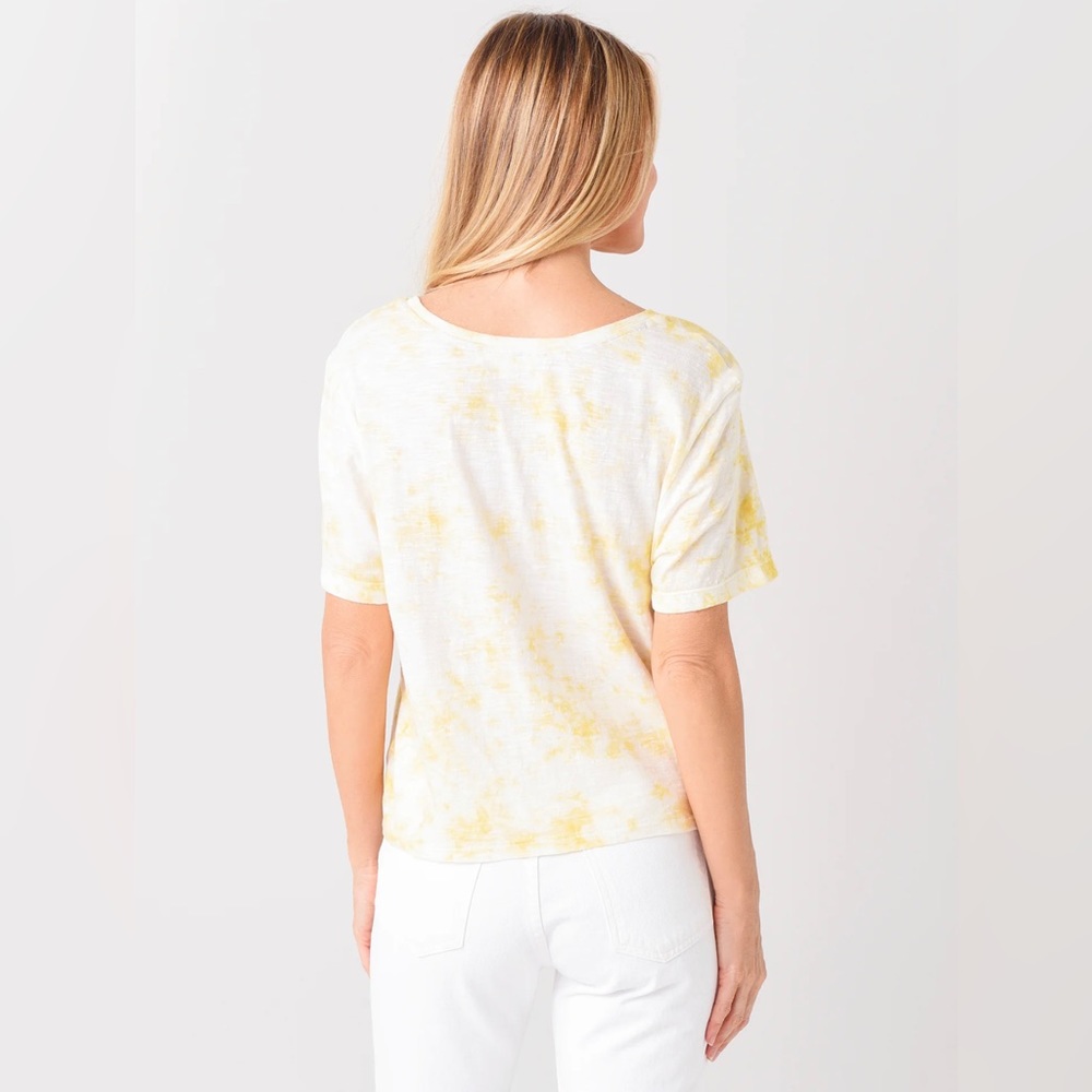 Loveshackfancy Calix Tee Lemon Drop Sz M - image 6